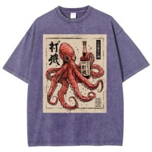 Vintage Octopus Graphic T-Shirt