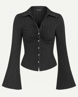 Black wide sleeve shirt